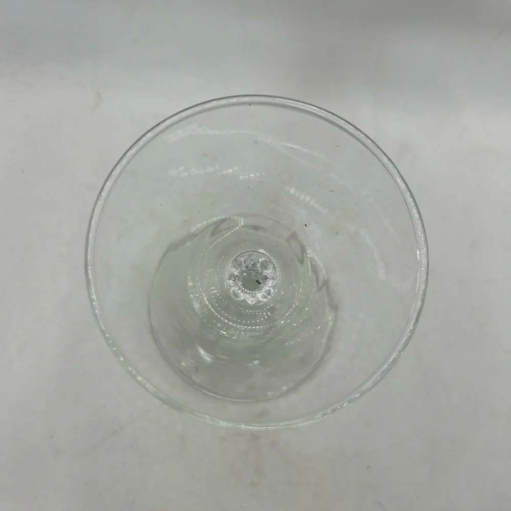 Crate Barrel Glassware Martini Glass Set Of 4 Clear Glass‎ Modern Minimalist